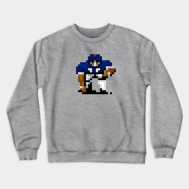 16-Bit Lineman - New York Crewneck Sweatshirt by The Pixel League